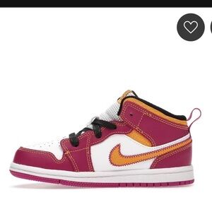 Nike Air Jordan I 1 Mid GS Dia De Los Muertos La Familia Pink Fuscia DC0500-100